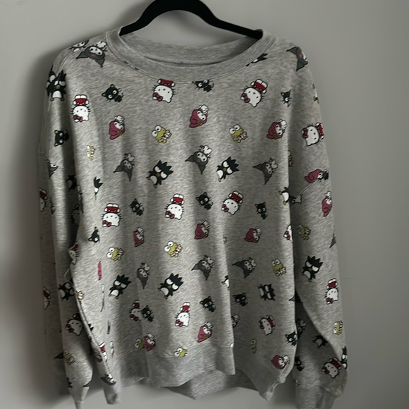 Hello Kitty by Sanrio new without tag lounge sweatshirt cute fleece lined - Picture 2 of 8